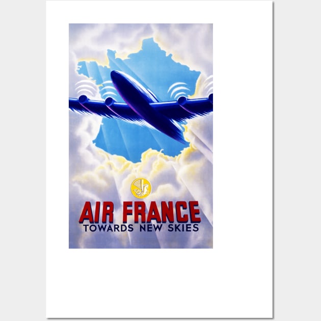 Vintage Travel Poster France Wall Art by vintagetreasure